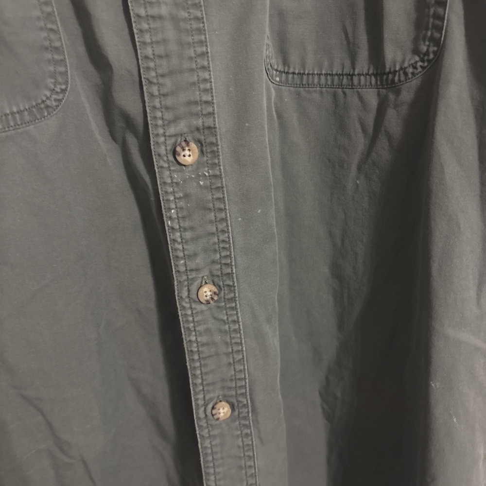 Vintage Carhartt Shirt Men's 3XL Brown Short Sleeve Button Up Pocket Cotton See - Picture 4 of 10